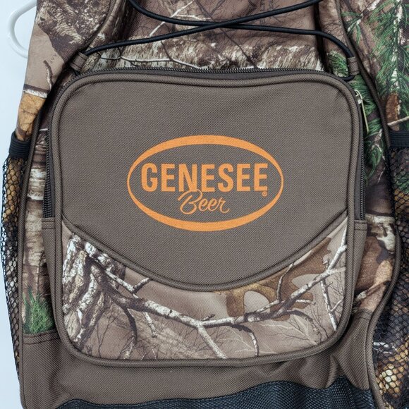 Gensee Beer Camouflage Orange Logo Insulated Cooler Backpack Bag - Picture 5 of 5